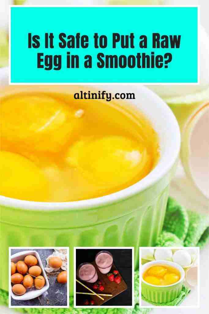 Is It Safe To Put A Raw Egg In A Smoothie Here's What You Need To Know