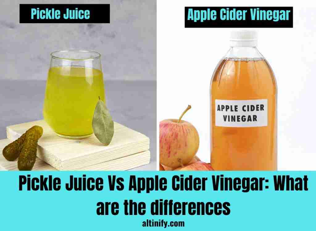 Pickle Juice Vs Apple Cider Vinegar: What are the differences